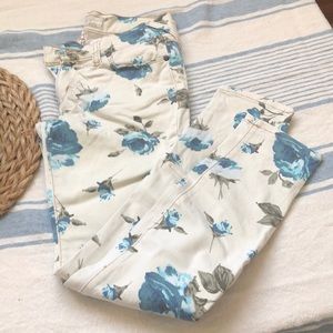 Free People - Floral Skinny Pants - 27